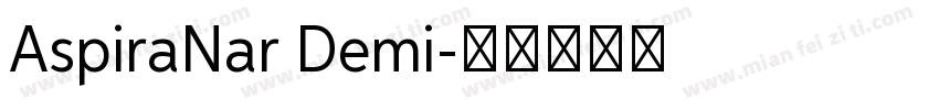 AspiraNar Demi字体转换
